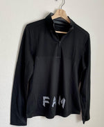 FAMRICH zip up hoodie black grey