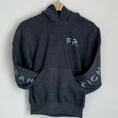FR Family Rich Youth FAMRICH grey hoodie charcoal