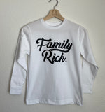 FR Family Rich Puente Long Sleeve White Black
