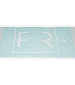 FR Family Rich Koa Decal Sticker white 