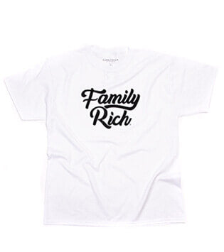 FR Family Rich Puente Tee White