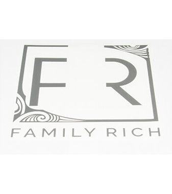 Mana Decal Sticker FR Family Rich  Silver